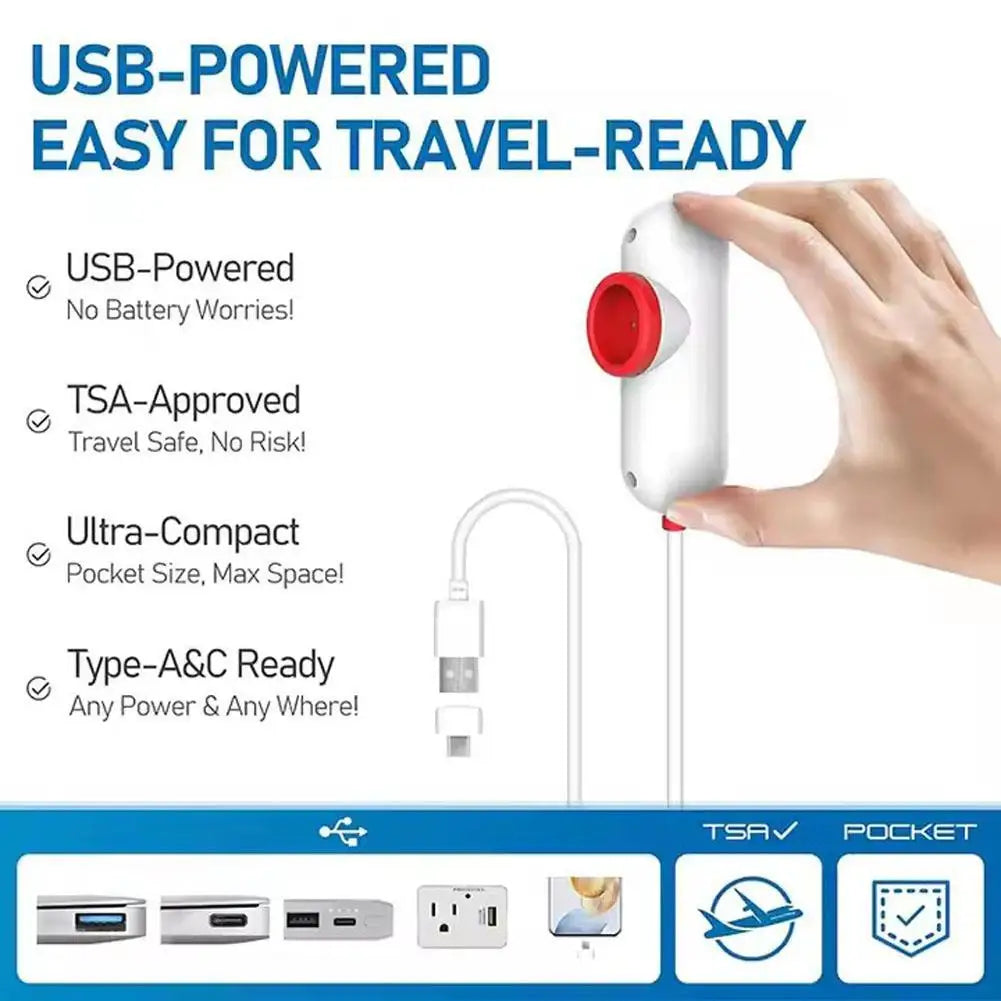 Vacuum Storage Bags Lightweight Travel Vacuum Bag With USB Electric Suction Pump Vacuum Storage Bags For Clothes Luggage