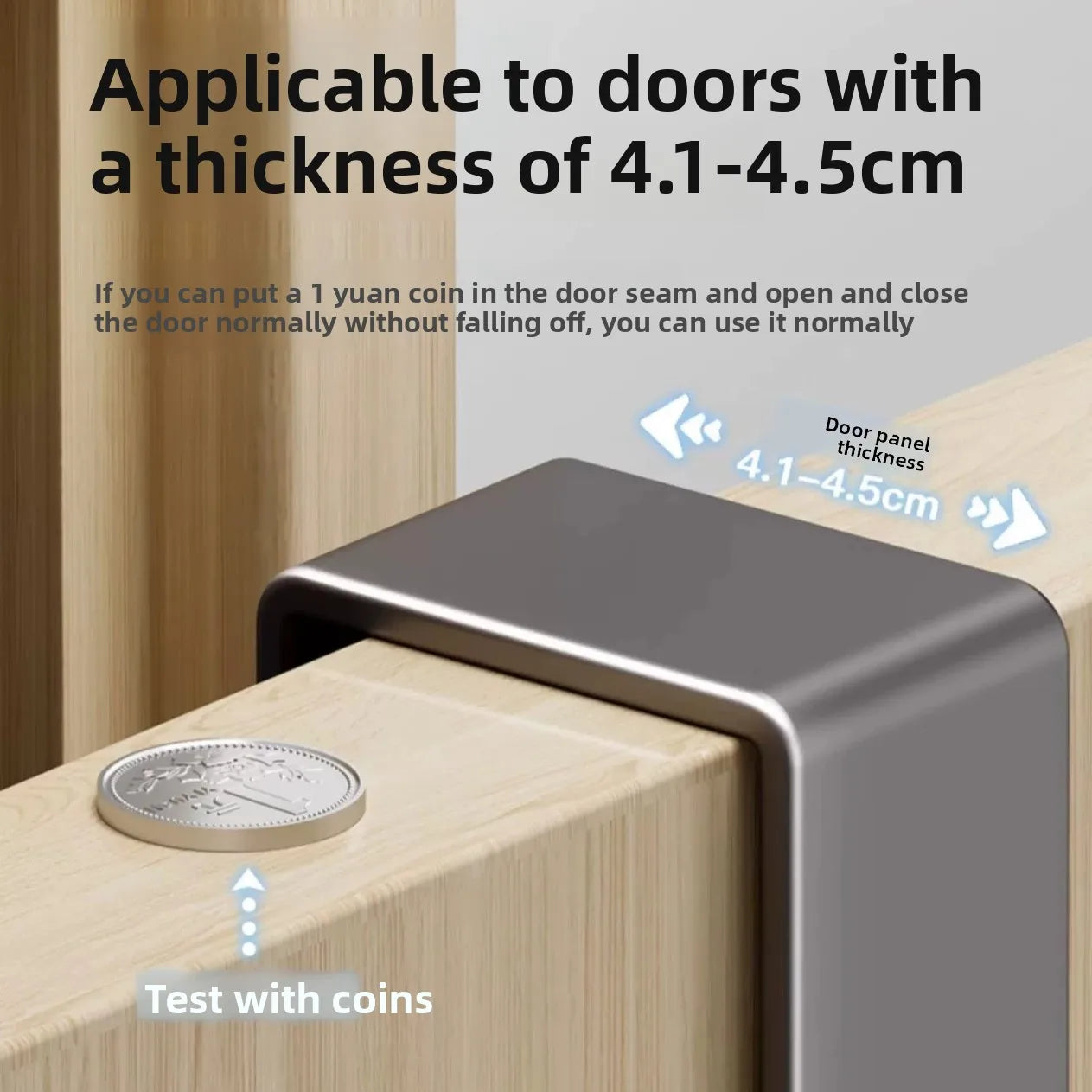 Over the Door Hook Rack Space Aluminum Coat Hanger No Drill Punch Free Door Back Organizer for Towel Bag Clothes 7 Hooks