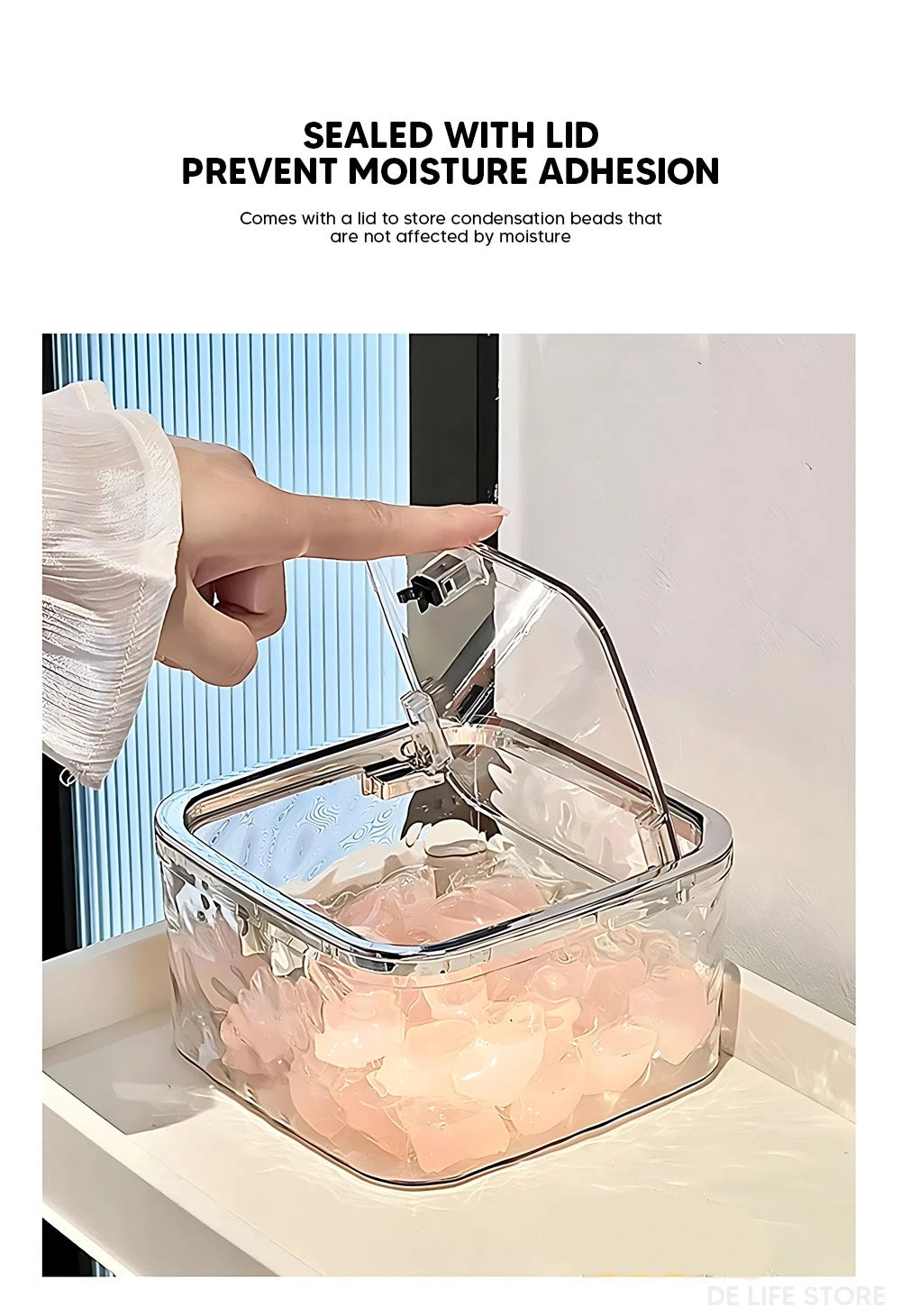 Laundry Powder Container With Lid Laundry Pods Organizer Washing Capsules Holder Laundry Room Desktop Storage Box