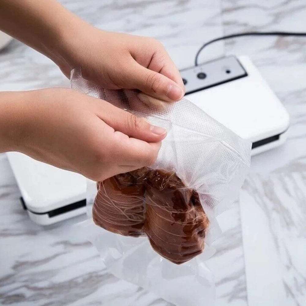 51pcs Food Vacuum Sealer Bags - Heavy-Duty Vacuum Storage Bags with Airtight Seal for Fruits