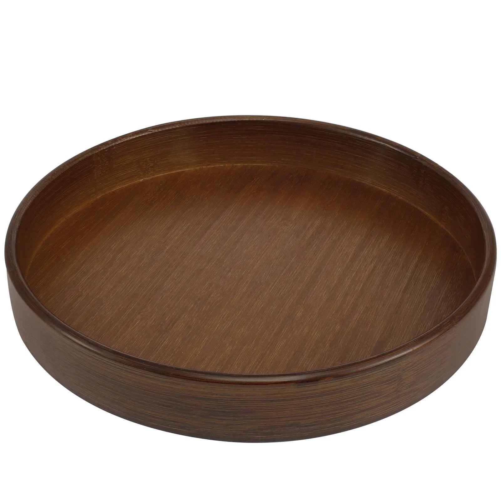 Wood Lazy Susan Organizer Round Lazy Susan Rotating Container for Cabinet Pantry Kitchen Countertop Refrigerator Spices Pantry