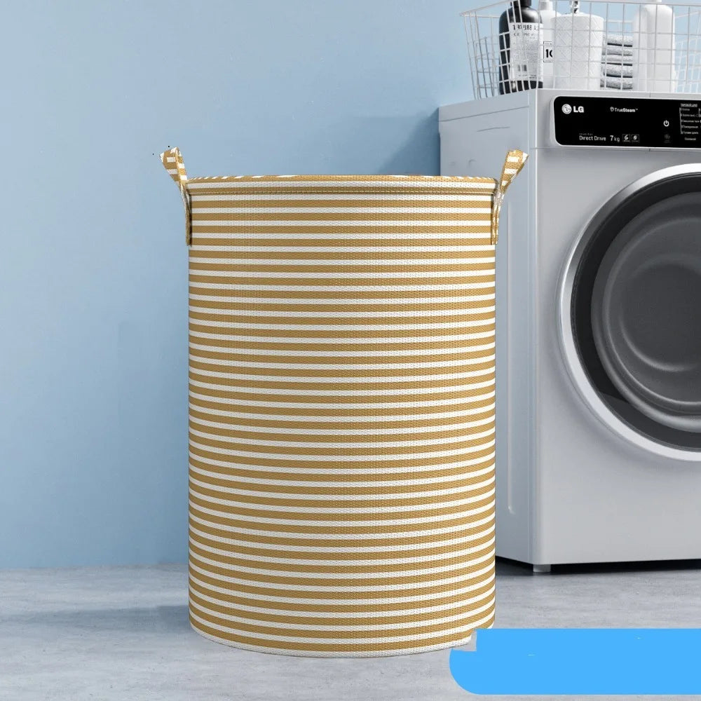Foldable Laundry Basket Large Capacity Dirty Clothes Storage Basket Cotton and Linen Household Sundries Children Toys Organizers