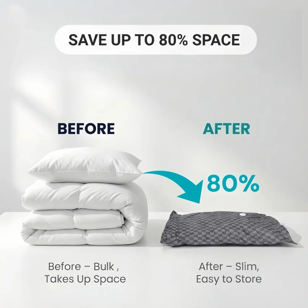 Vacuum Storage Bags,Travel Essentials Suitcases Clothes Organizer Packaging Bag Practical Accessories Compression Packing Cubes