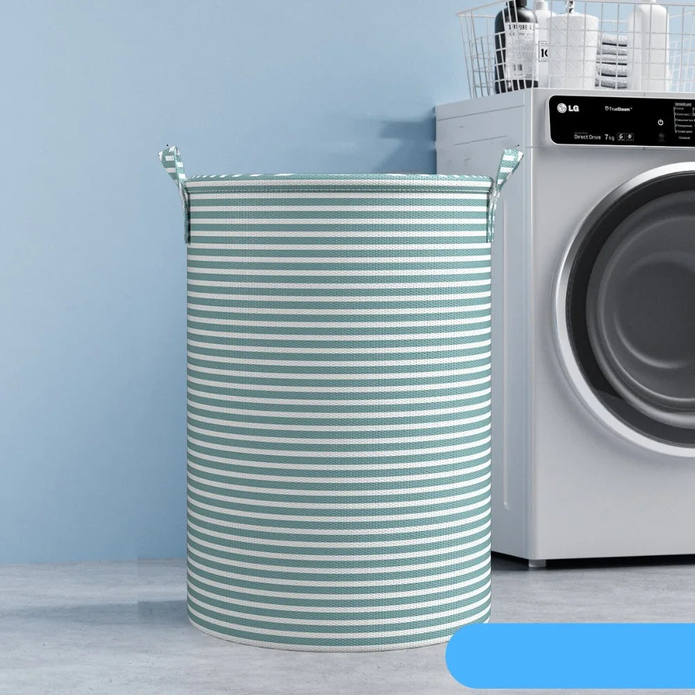 Foldable Laundry Basket Large Capacity Dirty Clothes Storage Basket Cotton and Linen Household Sundries Children Toys Organizers