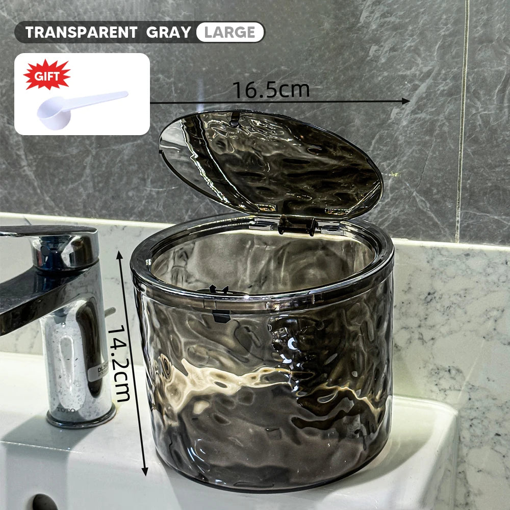 Laundry Powder Container With Lid Laundry Pods Organizer Washing Capsules Holder Laundry Room Desktop Storage Box