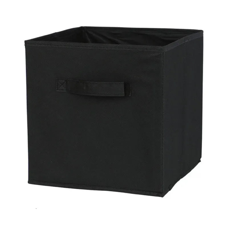 Cube Non Woven Fabric Storage Bin Collapsible Storage Box Home Supplies, Kid Toy Storage Organizer Cabinet Drawer Organization