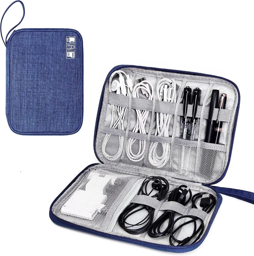 Multifunctional Digital Travel Packing Cube Space Saving Mobile Hard Drive Data Cable Storage Bags Small Objects Organize Pouch