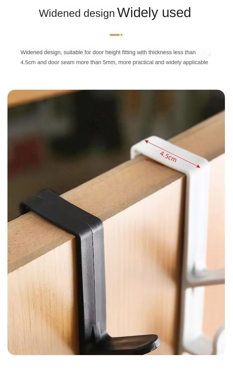 Behind the Door Coat Hook Hanger Behind the Door Cabinet Wardrobe Dormitory Door Hook Storage Rack