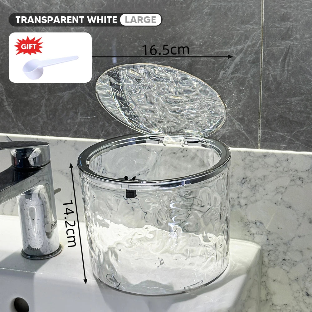 Laundry Powder Container With Lid Laundry Pods Organizer Washing Capsules Holder Laundry Room Desktop Storage Box