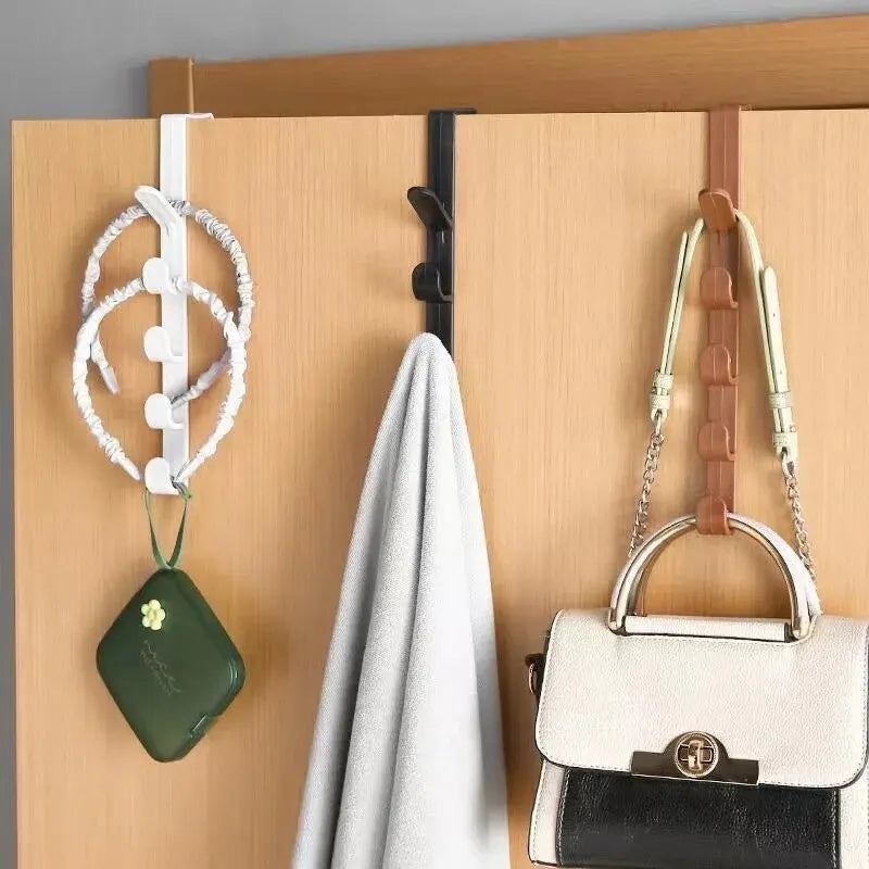 Behind the Door Coat Hook Hanger Behind the Door Cabinet Wardrobe Dormitory Door Hook Storage Rack