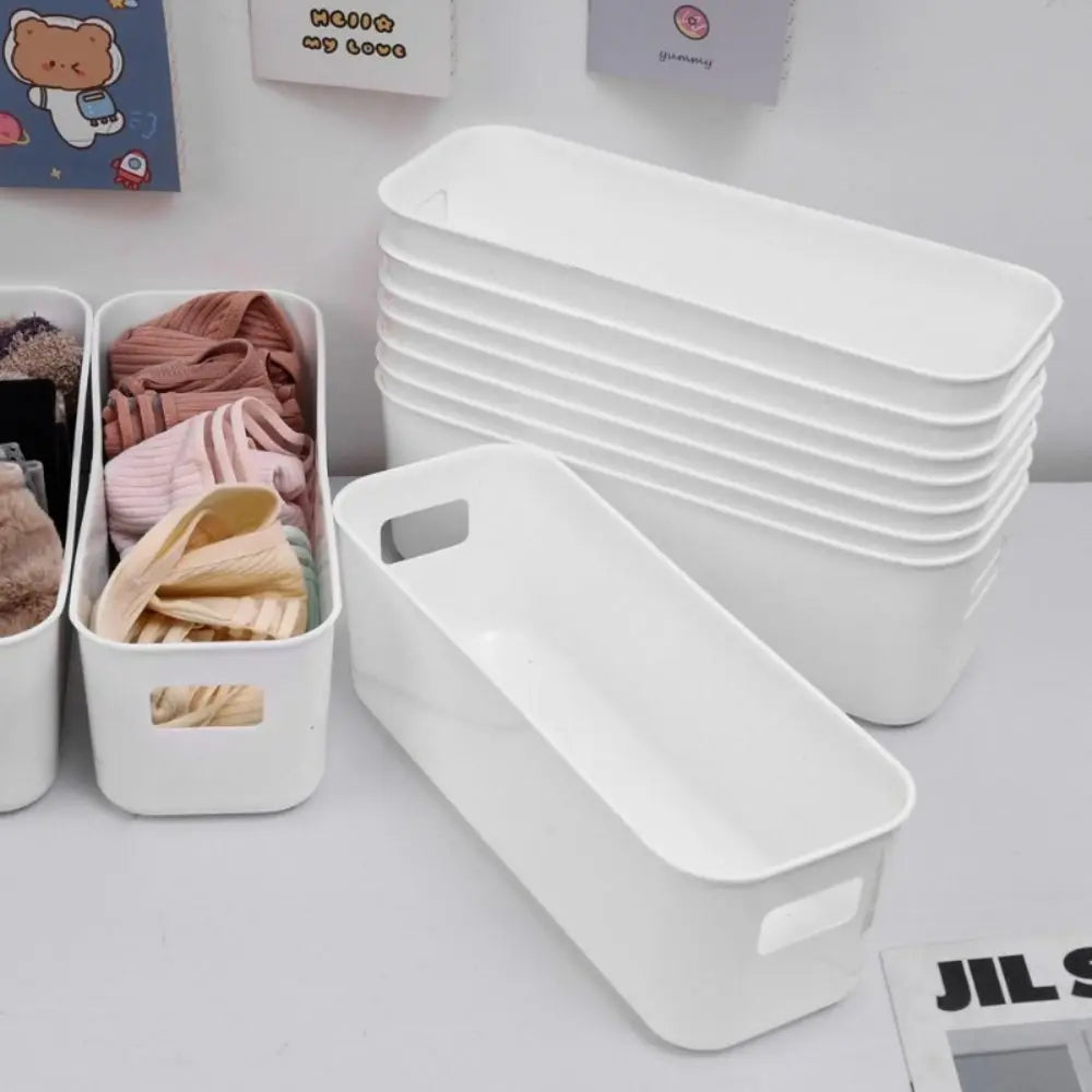 Multifunctional Storage Box Stackable Underwear Socks Sorting Storage Drawers Kitchen Sundries Cosmetic Jewelry Organizer Bin