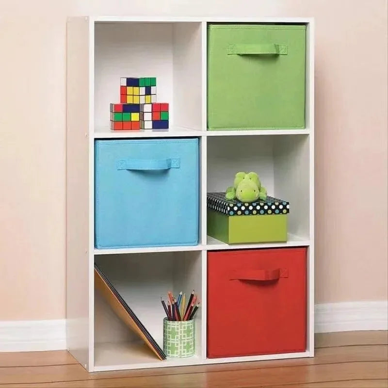 Cube Non Woven Fabric Storage Bin Collapsible Storage Box Home Supplies, Kid Toy Storage Organizer Cabinet Drawer Organization