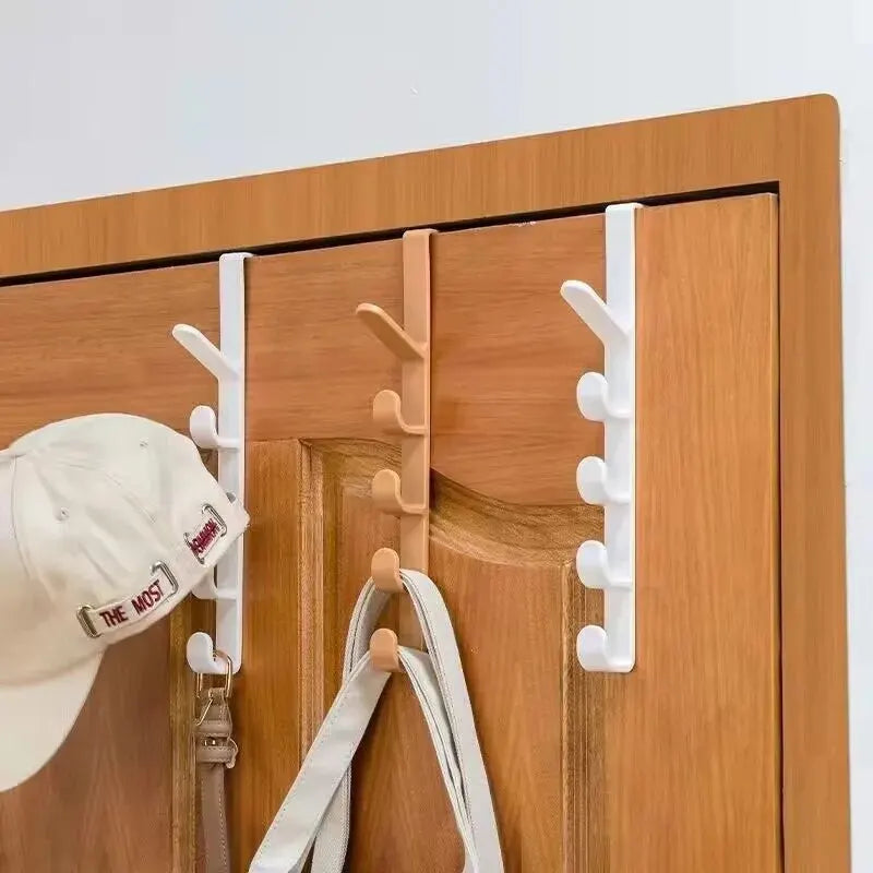 Behind the Door Coat Hook Hanger Behind the Door Cabinet Wardrobe Dormitory Door Hook Storage Rack