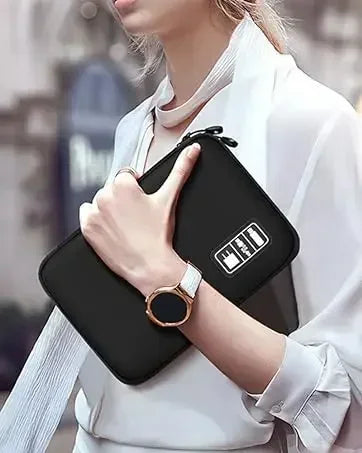 Multifunctional Digital Travel Packing Cube Space Saving Mobile Hard Drive Data Cable Storage Bags Small Objects Organize Pouch