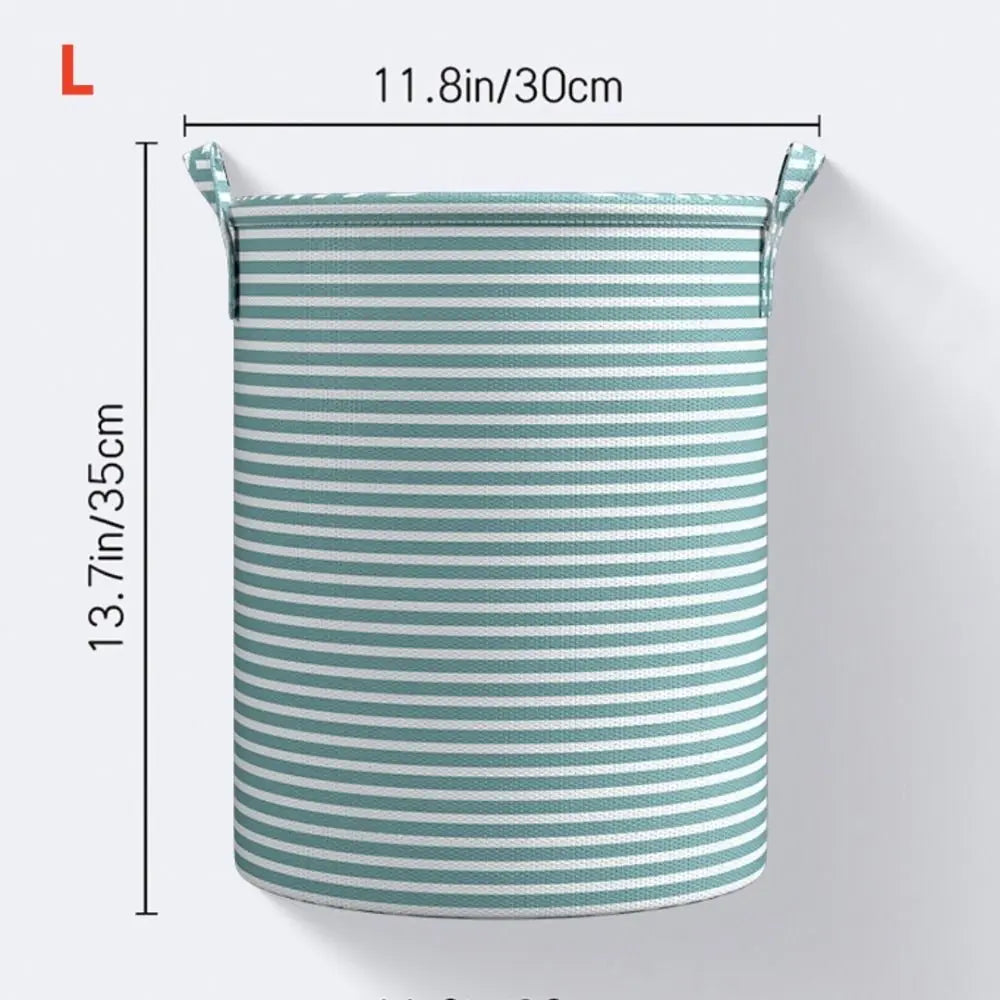 Foldable Laundry Basket Large Capacity Dirty Clothes Storage Basket Cotton and Linen Household Sundries Children Toys Organizers