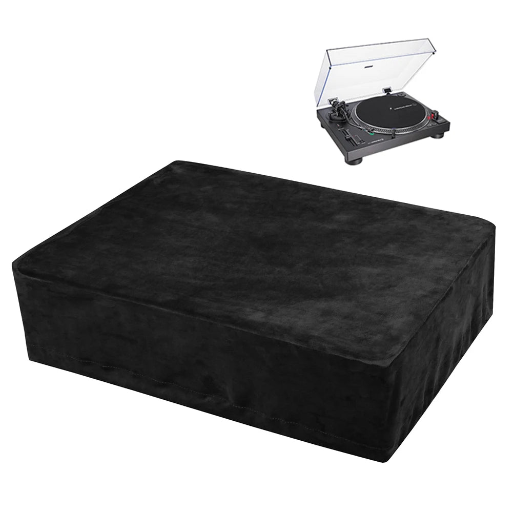 Turntable Dust Cover Washable Stereo Turntable Protective Cover Foldable Turntable Sleeves for Audio-Technica AT-LP120XUSB