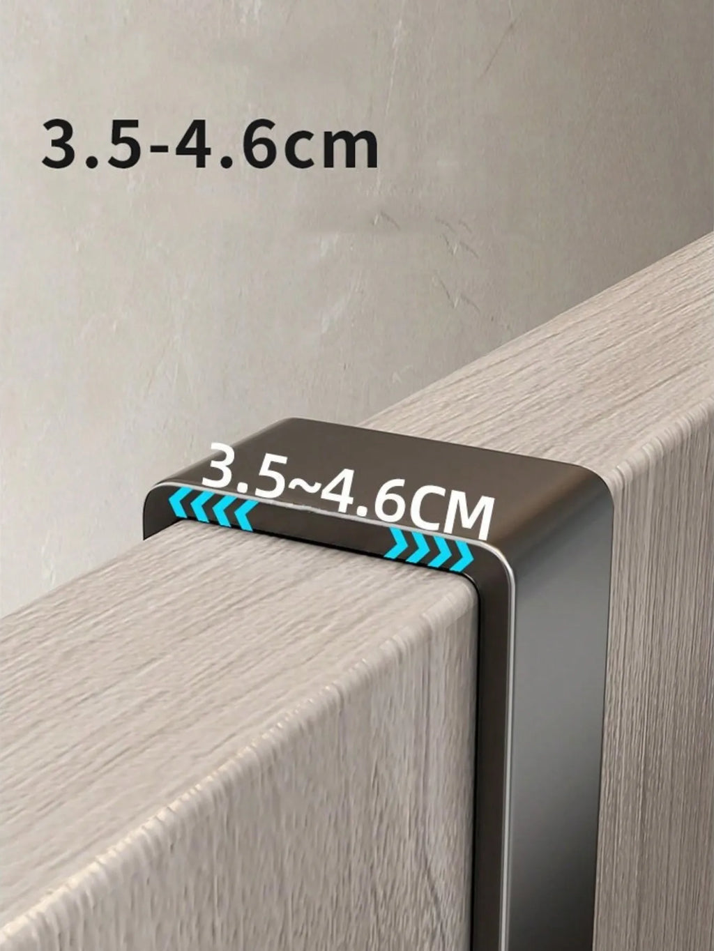 Easy-Install Over-The-Door Storage Rack - Multifunctional Metal Hooks for Bedroom, Bathroom & Kitchen Organization