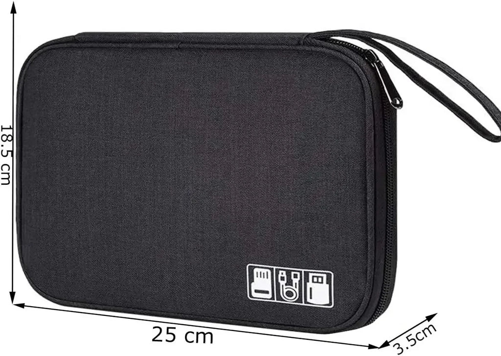 Multifunctional Digital Travel Packing Cube Space Saving Mobile Hard Drive Data Cable Storage Bags Small Objects Organize Pouch