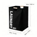 Foldable Fabric Laundry Basket with Handles Large Capacity Waterproof Storage Bin for Home and Bathroom