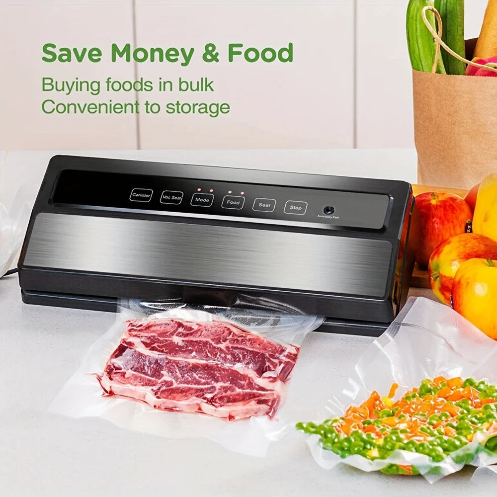 51pcs Food Vacuum Sealer Bags - Heavy-Duty Vacuum Storage Bags with Airtight Seal for Fruits