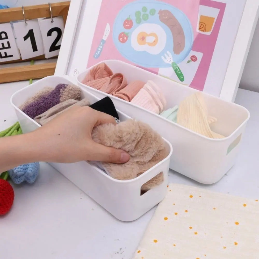 Multifunctional Storage Box Stackable Underwear Socks Sorting Storage Drawers Kitchen Sundries Cosmetic Jewelry Organizer Bin
