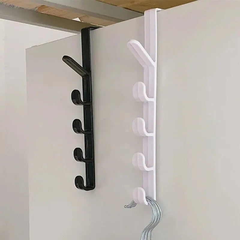 Behind the Door Coat Hook Hanger Behind the Door Cabinet Wardrobe Dormitory Door Hook Storage Rack
